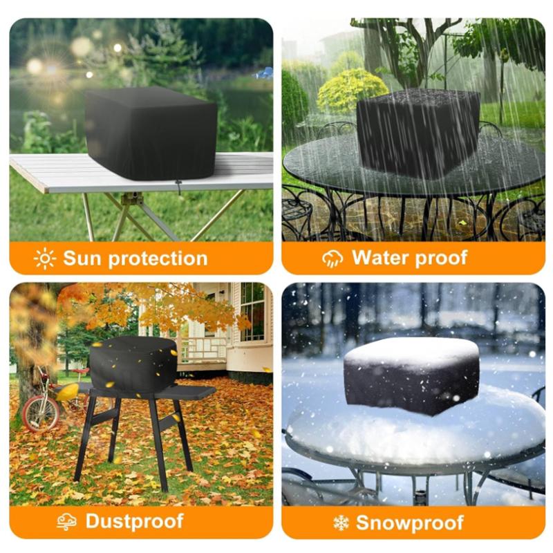 Outdoor Waterproof Pizza Oven Cover Anti-UV Tear-Resistant Dust Cover For Prevent Falling Leaves Dust Pizza Oven Accessories
