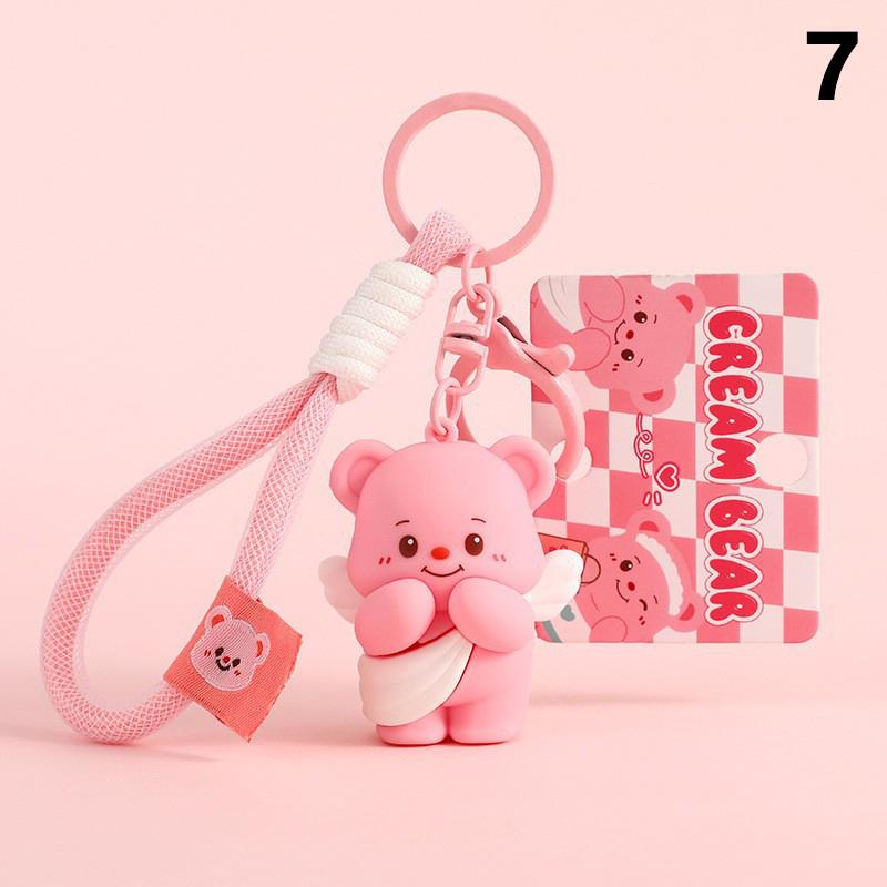 

Kawaii подвеска Эмоциональный масляный медведь Слепая коробка Модель Декомпрессионная девушка Награда Студент Милый медведь Ручной подарок Украшения as the picture