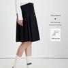 Navigare Women's Spring/Autumn Pleated Skirt with Metal Buckle