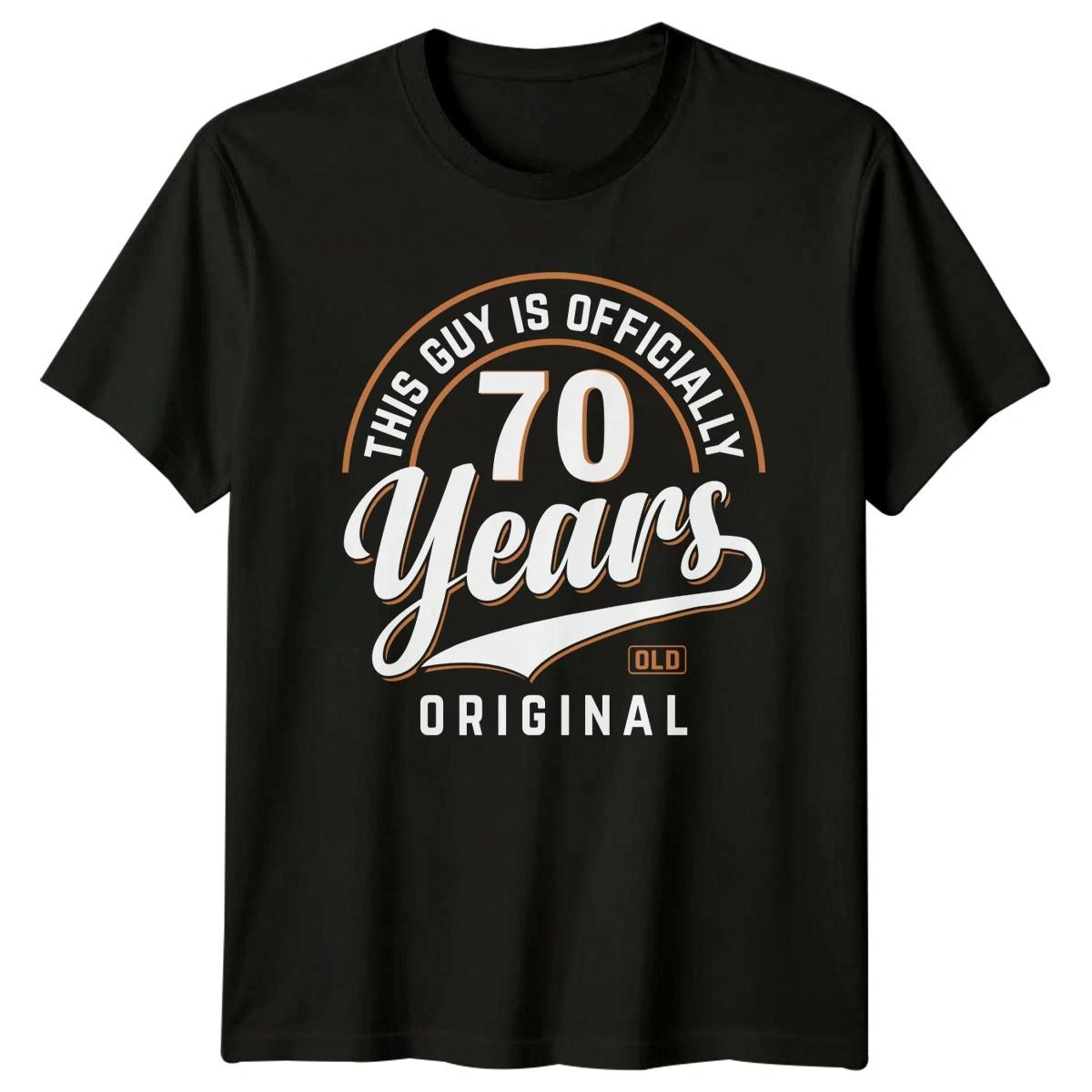 This Guy Is Officially 70 Years Mens T-Shirt 70th Birthday S