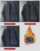 Men's Autumn/Winter Middle-Aged and Elderly Thick Velvet Coat - Large Size Warm Jacket