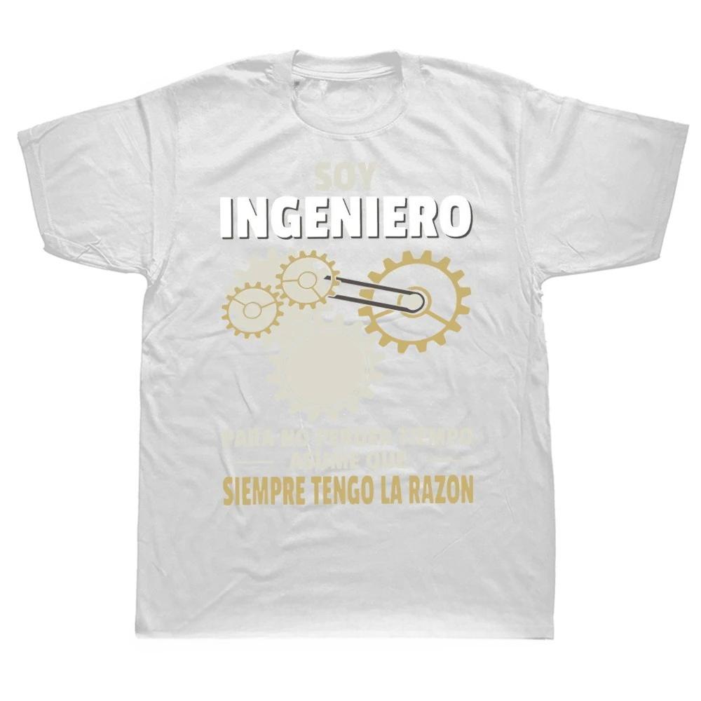 Im An Engineer So Im Always Right Engineerexclusive Fun Spanish Joke Tshirt Gift Casual Summer TshirtWomen Clothing