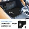 For Nissan Sylphy/Sentra     2024 2025 Wireless Phone Charging Pad Silicone Charger 15W Adapter for iphone