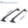 1 Pair Universal Vehicle Car Roof Mounting Rack Rail Bar Black Aluminum Luggage Carrier with Lock Top Car Rack