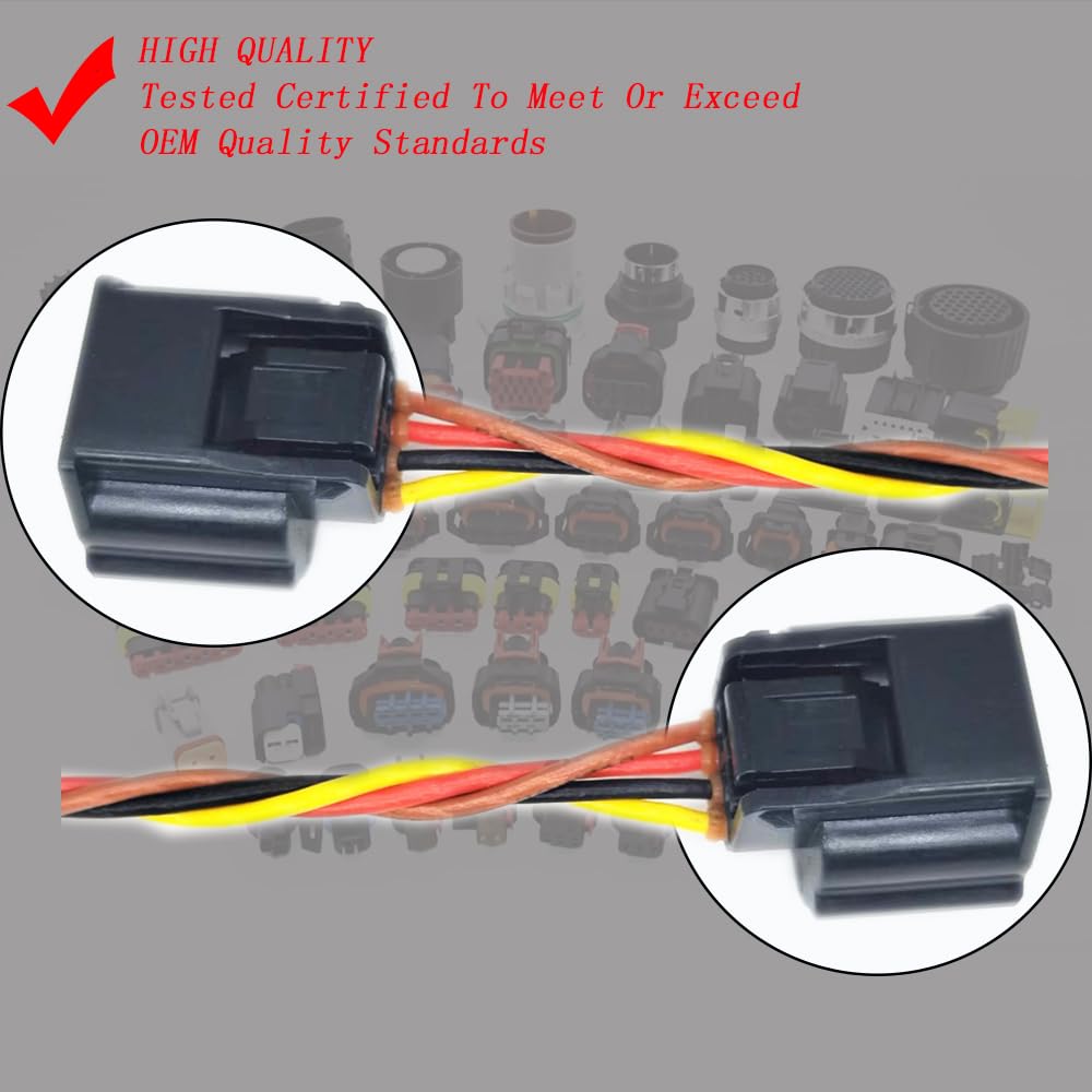 Mass Air Flow Sensor Connector Plug Pigtail Harness 22680-3VA0A AFH60M-47 Replacement for Nissan Infinity