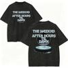 2026 Summer Hot Sale Vintage Washed Rapper The Weeknd Graphic T Shirts After Hours Til Dawn Tour T-shirt Men Women Vintage Streetwear Oversized Tshirt