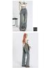 High Waist Ripped Wide Leg Jeans for Women - Trendy Slimming Fit