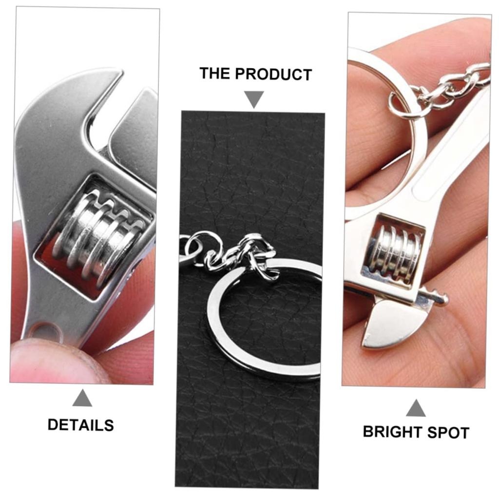 Mini Portable Screwdriver Set of 3 with Keychain - Adjustable Metal Pocket Tool Kit, Suitable for Car, Motorcycle Maintenance