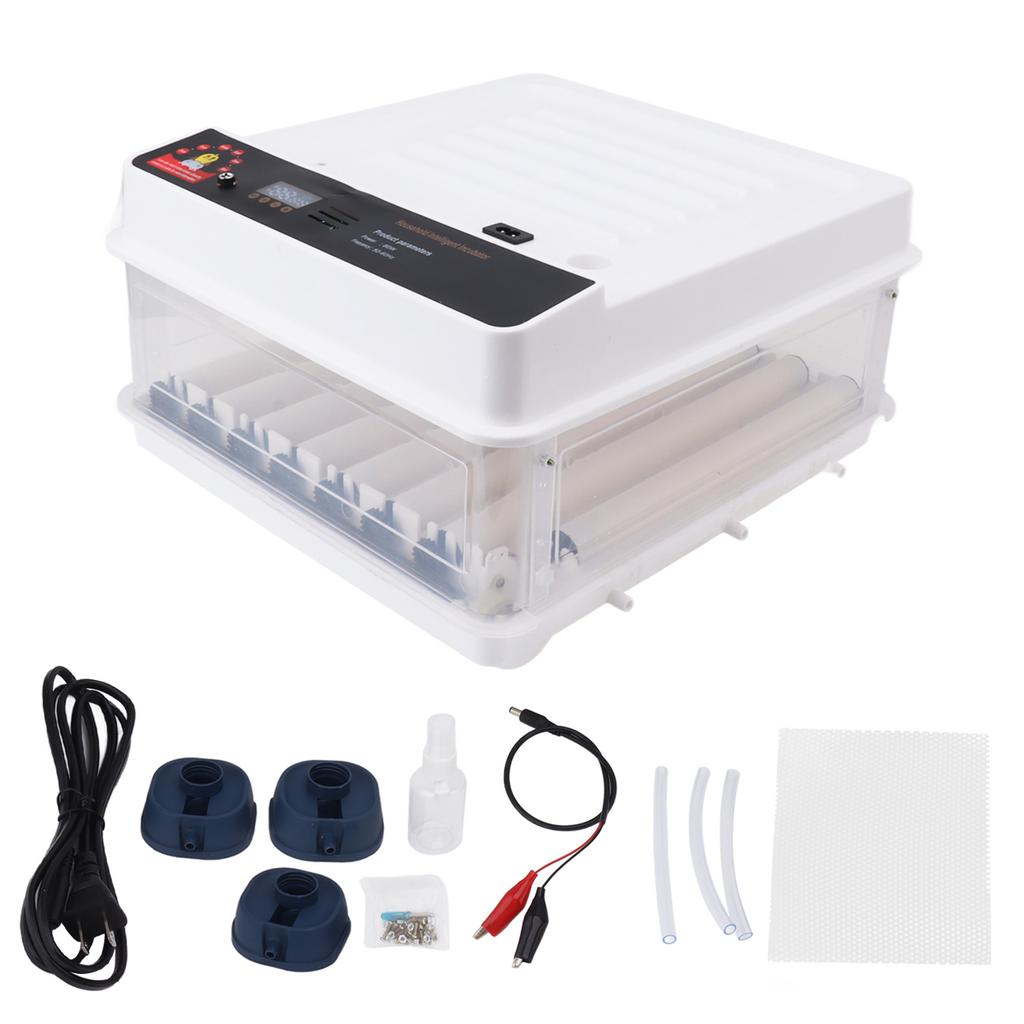 Αυτόματος Έξυπνος Εκκολαπτήρας Κοτόπουλων Περιστεριού Παπαγάλου Πάπιας Χήνας με Αυτόματη Αναστροφή Αυγών