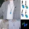 Fashion Jellyfish Necklace Luminous Resin Pendant Necklace Gift for Women Men
