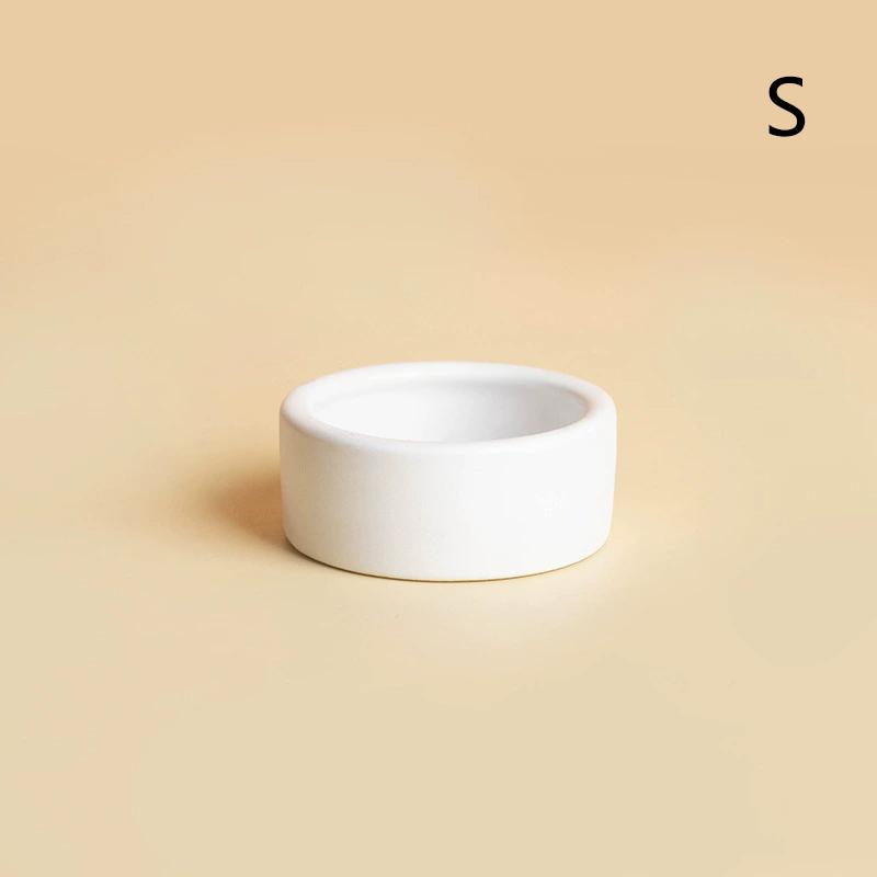 

Reptile Food Bowl Anti-Escape Ceramic Feeder Dish Black White Reptile Water Bowl For Hermit Crab Gecko Chameleon Corn Snake S 5CM белый