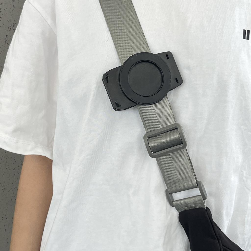 Free Hands Magnetic Belt Clip Holder Mobile Phone Holder Backpack Clip Metal Hook Spring Rope For Magsafe iPhone Accessories 7