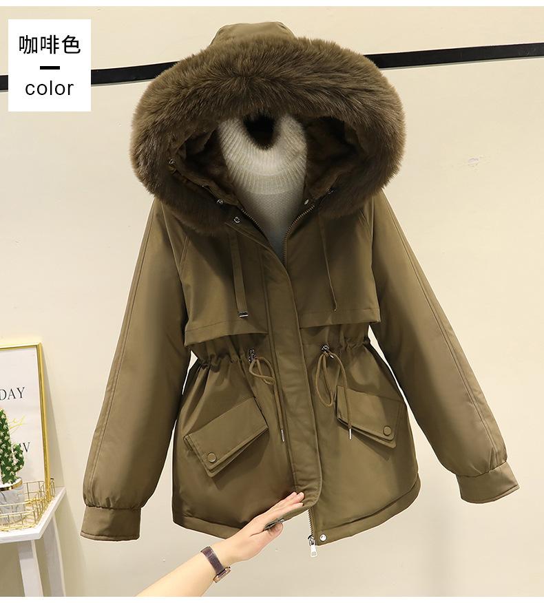 Pie overcome women's long styles, cotton-padded clothes women's winter new loose thickened down cotton-padded jackets