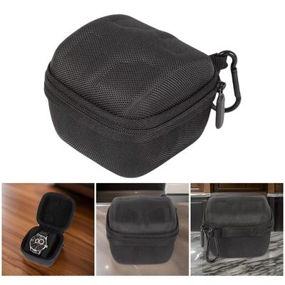 Men's Portable Watch Storage Case with Slots Sturdy Oxford Cloth Travel Watch Organizers with Zippers and Soft Lining