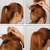 1/2/4pcs Fluffy Hair Comb Simple Ponytail Hair Clips Ponytail Heightener Girls Hair Styling Tools Elegant Hair Clip Accessory