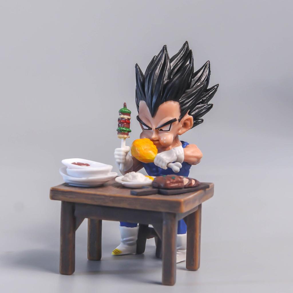 Summer Ice Cream, Cones, Frisa, Dried Food Man, Goku, Vegeta, Boxed Figure