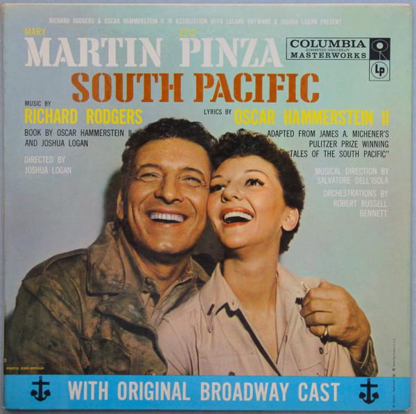 

LP Record RODGERS HAMMERSTEIN MARY MARTIN South Pacific OL4180 Columbia Master 196 US Soundtracks Musicals Used