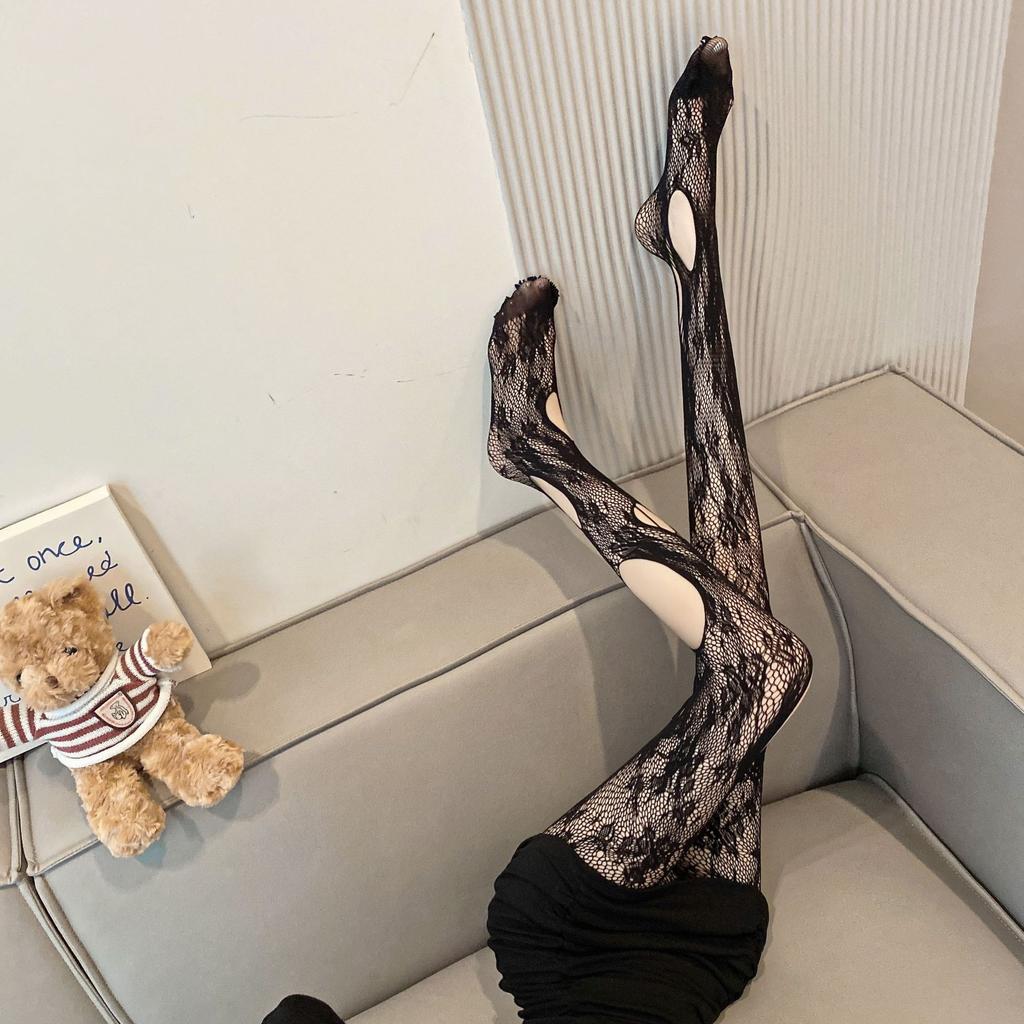 Jacquard Bat Netting Stockings Dense Bat Netting Jacquard Fishnet Stockings