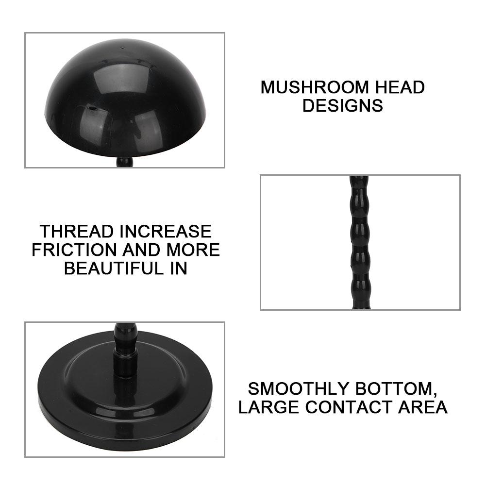 Perückenständer Runde Form Tragbar Stabil Perücken Hutständer für Friseur Friseur Schüler