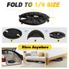 101cm Faltbares Trampolin mit Griff – Premium Elastisch – Schwarz