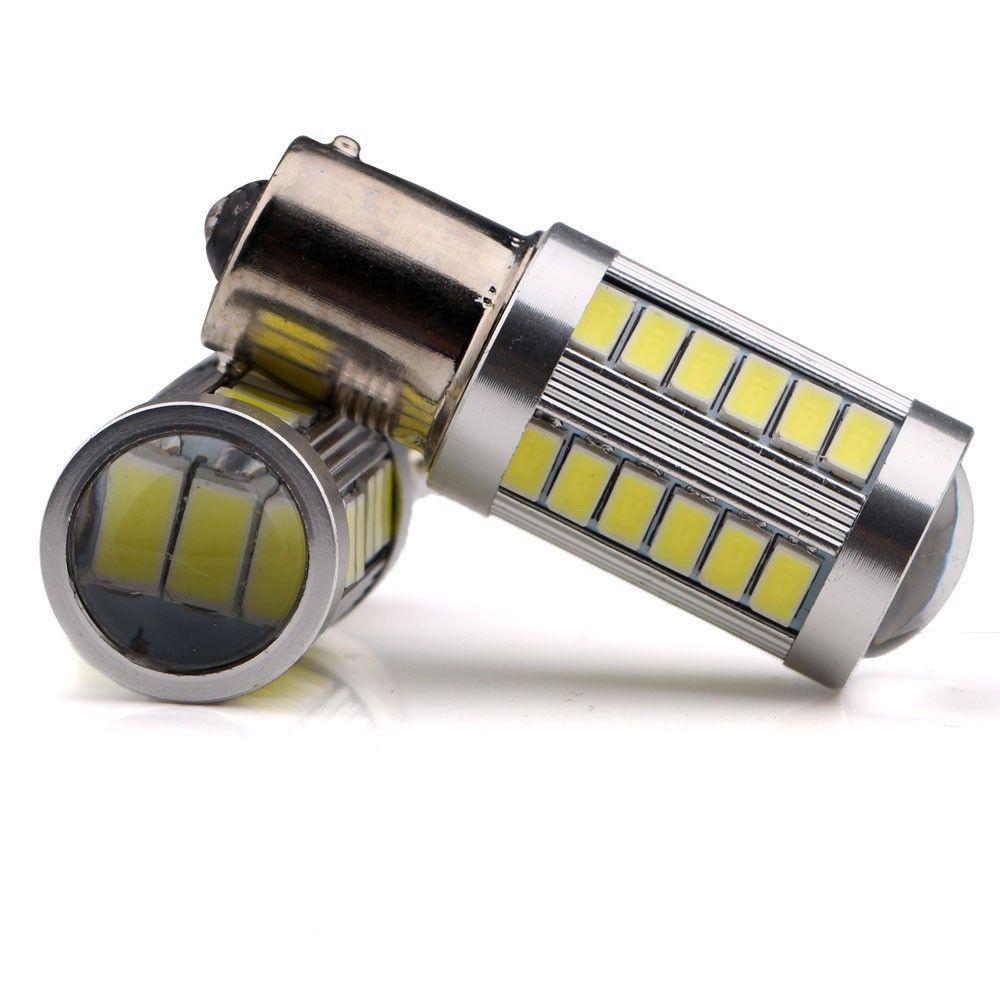 

2X белые автомобильные светодиодные стоп-сигналы указателя поворота 1156/BA15S задние фонари автоматические задние светодиодные лампы заднего хода белый