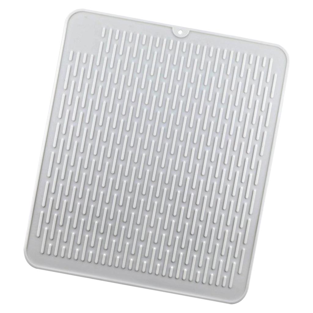 Silicone Dish & Utensil Draining Board Dish Drying Mat Drain Pad