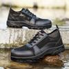 Fashion Summer Mesh Shoes Men Sneakers Work Puncture-Proof Safety Shoes Men Steel Toe Shoes Breathable Light Men's Casual Shoe