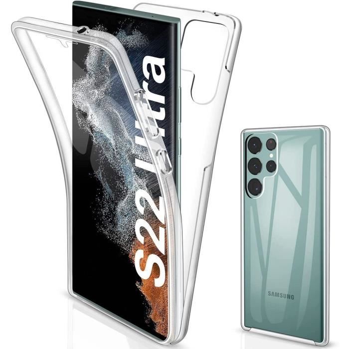 Coque - Samsung - S22 Ultra - Protection 360° - Anti-Choc - Souple - Anti-Rayure