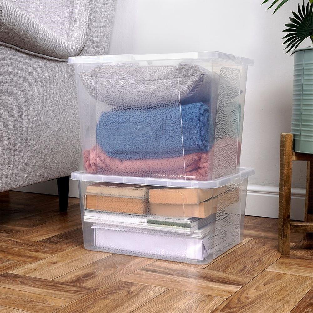 Plastic Storage Container Large Toy Box 20L Lid