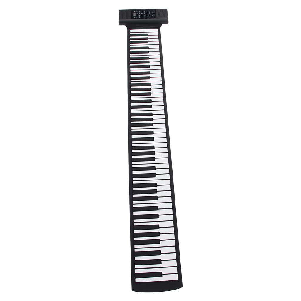 Foldable Piano Keyboard Rechargeable LED Display 128 Tones 128 Rhythms MIDI Output Support 14 Demo Songs 88 Keys