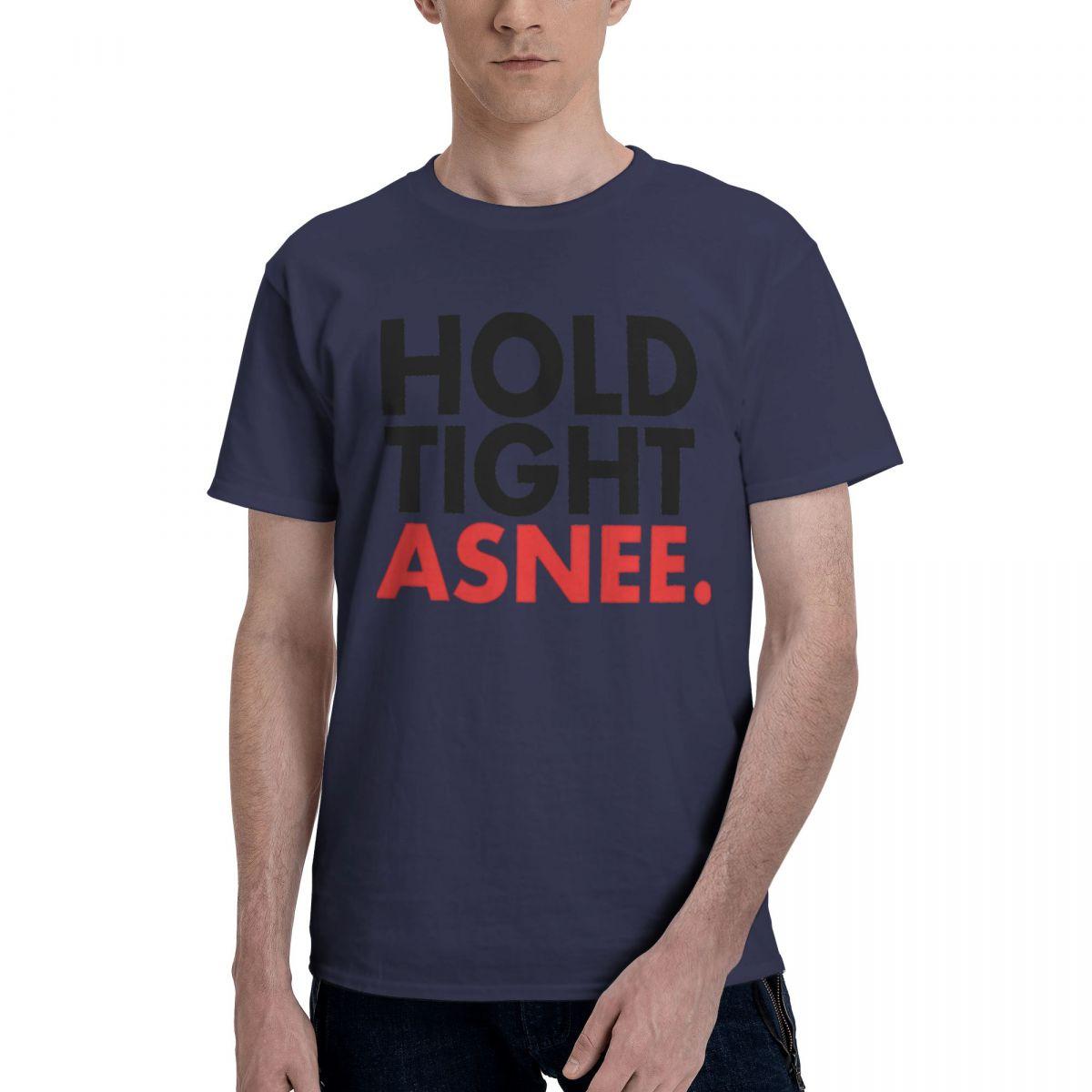 

Hold Tight Asnee 100 Cotton Casual Breathable Confortable Tops Short Sleeve TShirt Men Clothes 4XL