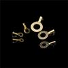 150 Pcs Brass Crimp Terminal Ring Type Cable 3.2-10.2Mm Wire Cable Connectors