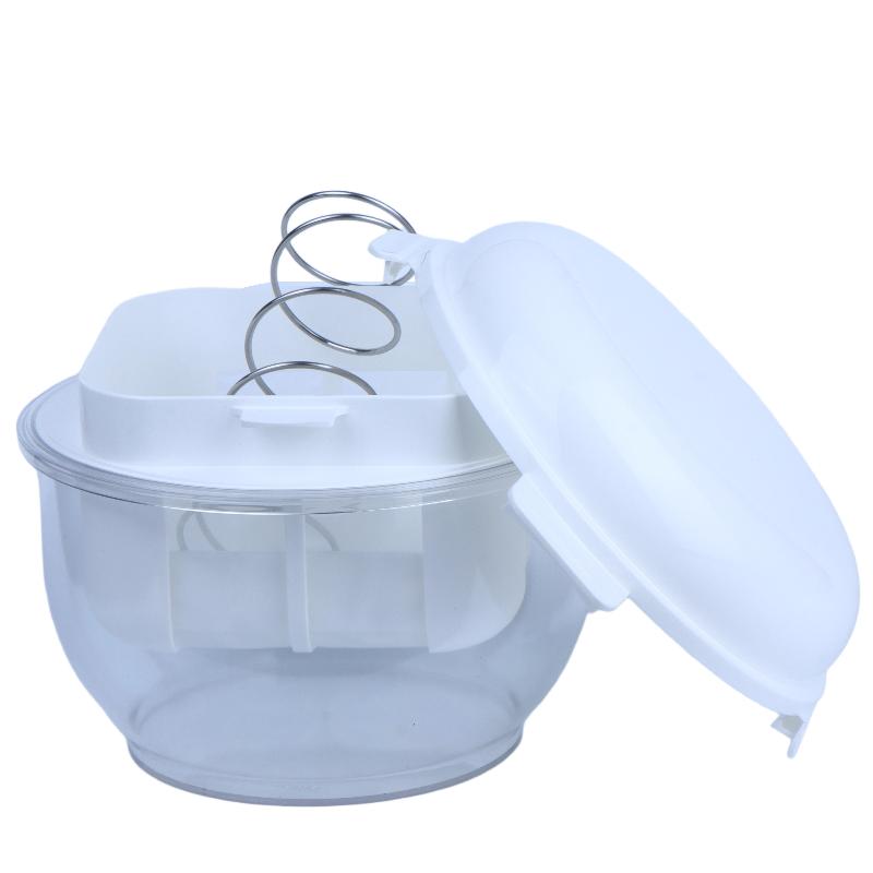 Round Yogurt Filter Container Transparent Storage Jar Airtight Sealed Canister For Yogurt Making Grains Kitchen Food Storage