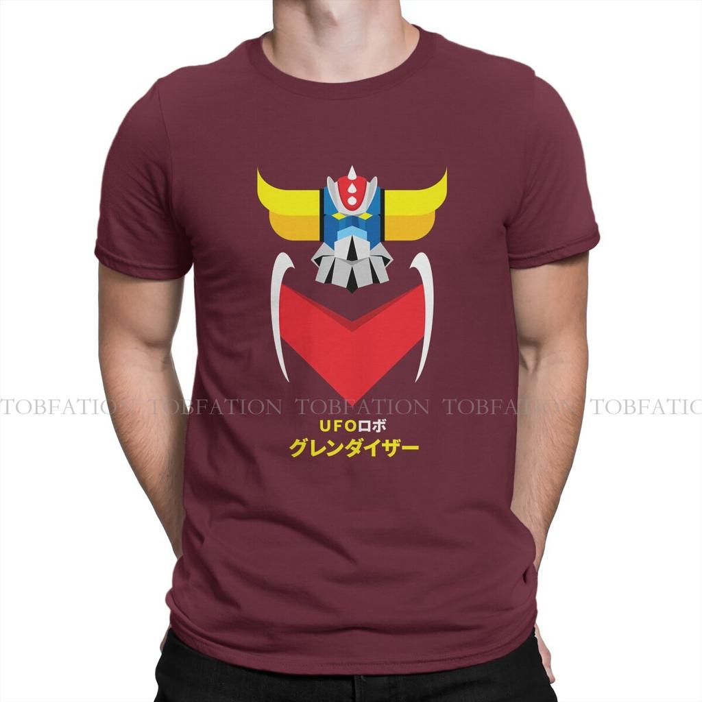 Grendizer Neueste T-Shirts Ufo Roboter Goldrake Herren Harajuku Reine Baumwolle Streetwear T-Shirt Rundhals Große Größe