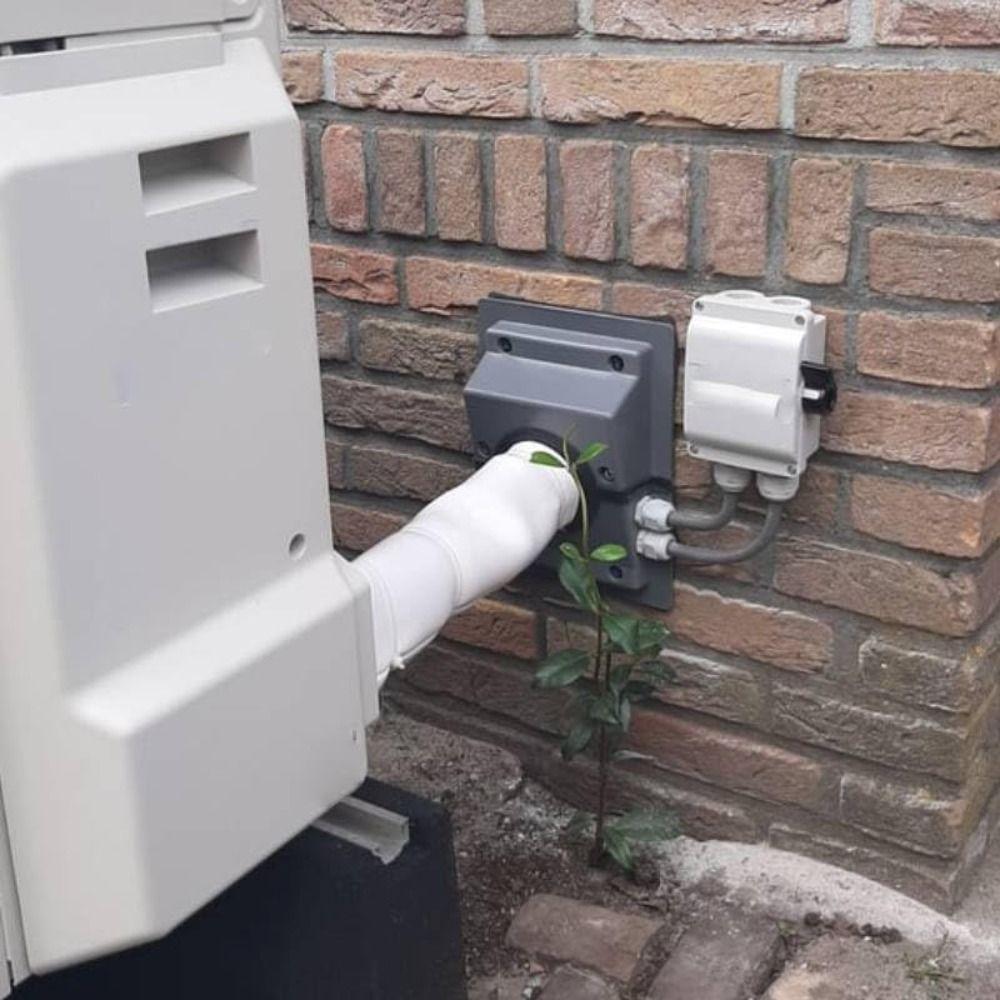 Portable Wall Sleeve HVAC Wall Penetration Cover  for Indoor & Outdoor Air Conditioner Systems