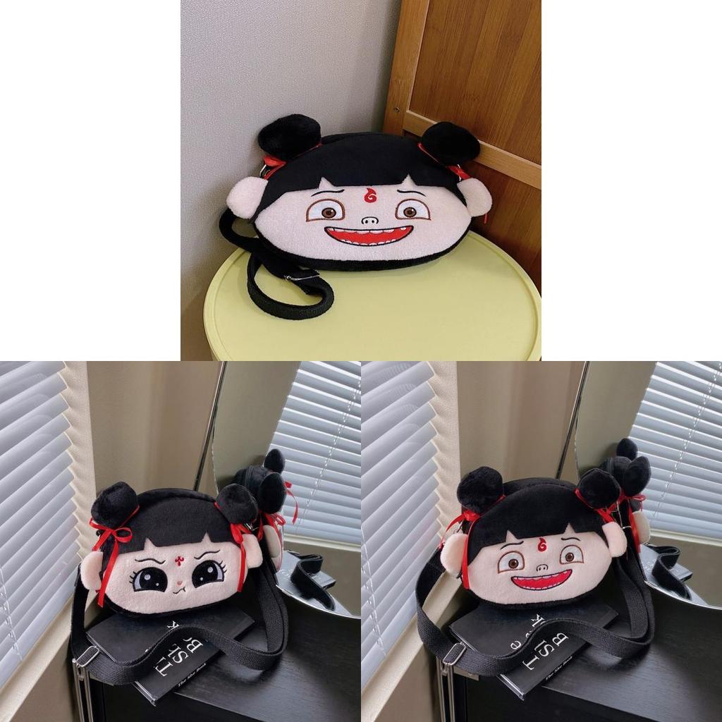 Nezha Cartoon Plush Kid Toy Soft Stuffed Cushion For Bedtime Comfort
