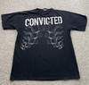 Not Of This World T-Shirt Men Large Convicted Not Condemned NOTW Black Christian Unisex T-Shirt