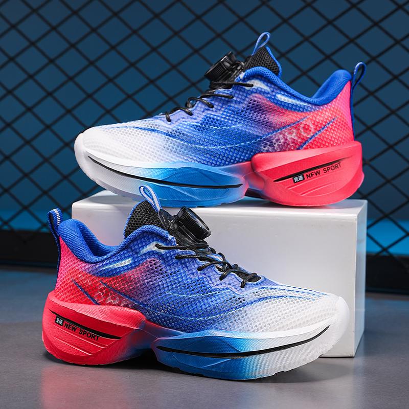 Boys' Summer 2025 Breathable Mesh Sports Running Shoes - Lightweight and Stylish for Students