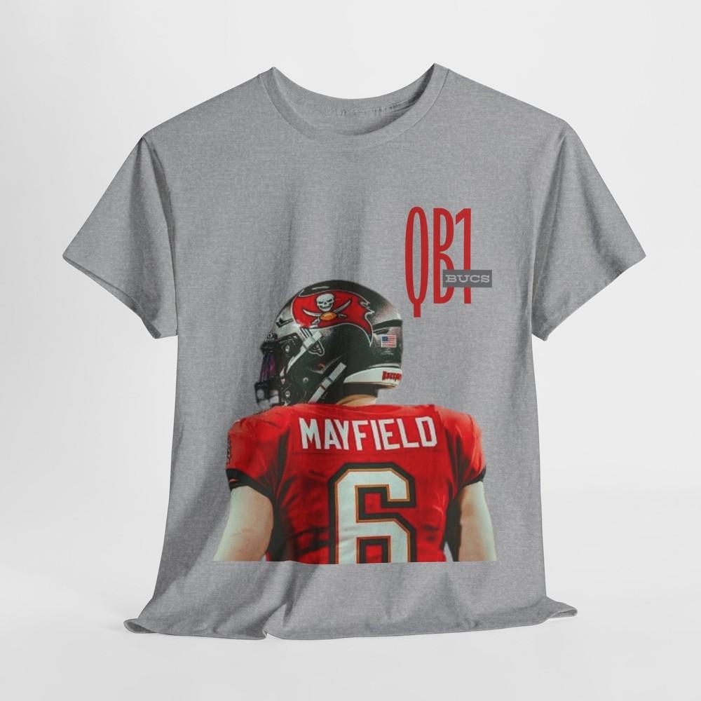 Tampa Bay Buccaneers QB1 Baker Mayfield Cotton T-Shirt Unisex T-Shirt XL