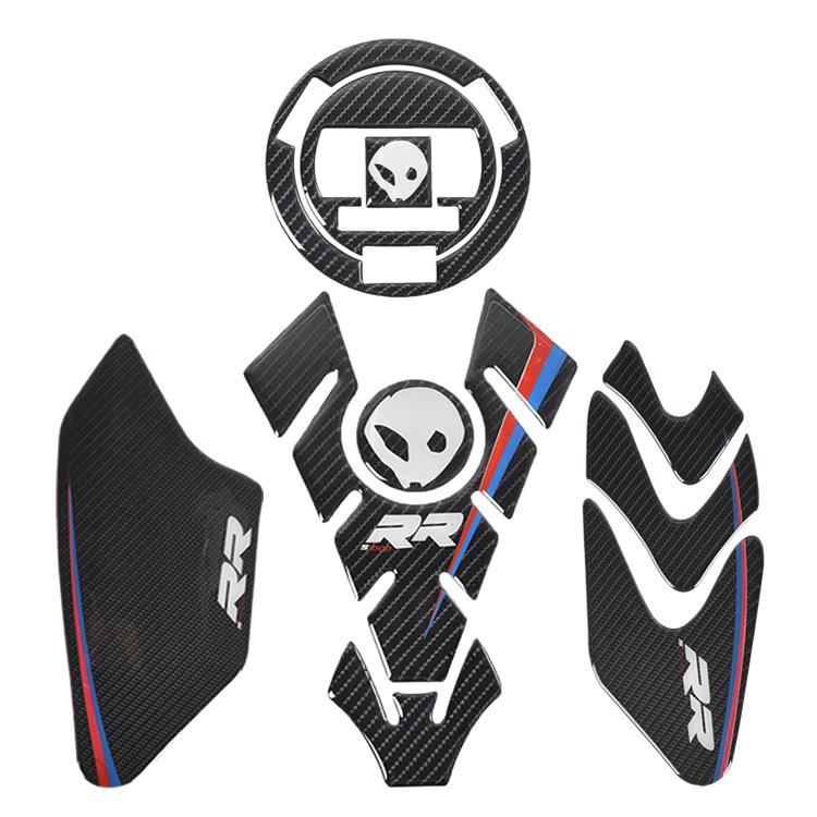 Carbon Fiber Anti-Slip Tank Pad & Side Decals for S1000RR/S1000XR/S1000R