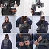 Two Camera Carrying Chest Harness Vests System with Secure Straps for 2 Cameras Hiking and Sightseeing