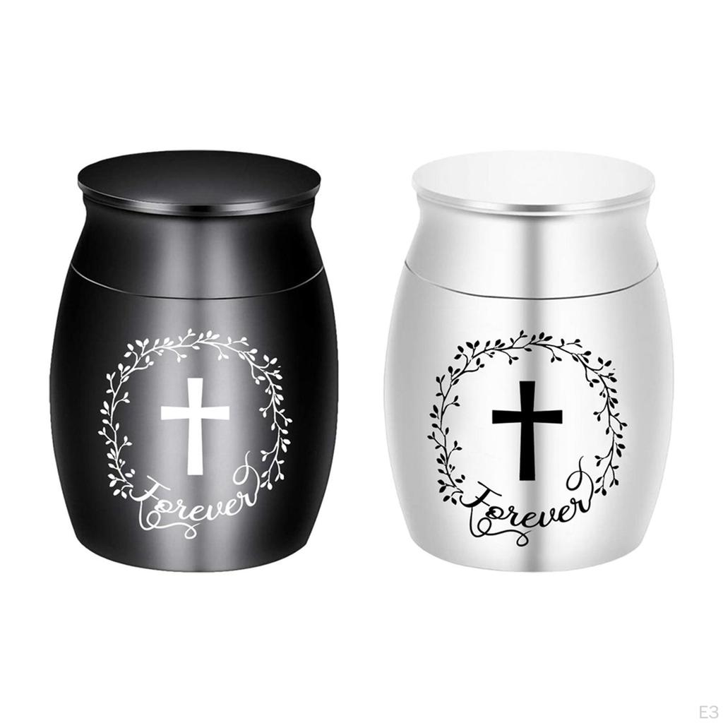 Aluminum Alloy Pet Urns Keepsake Memorial Ash Holder Cats Ashes Holders for Puppy