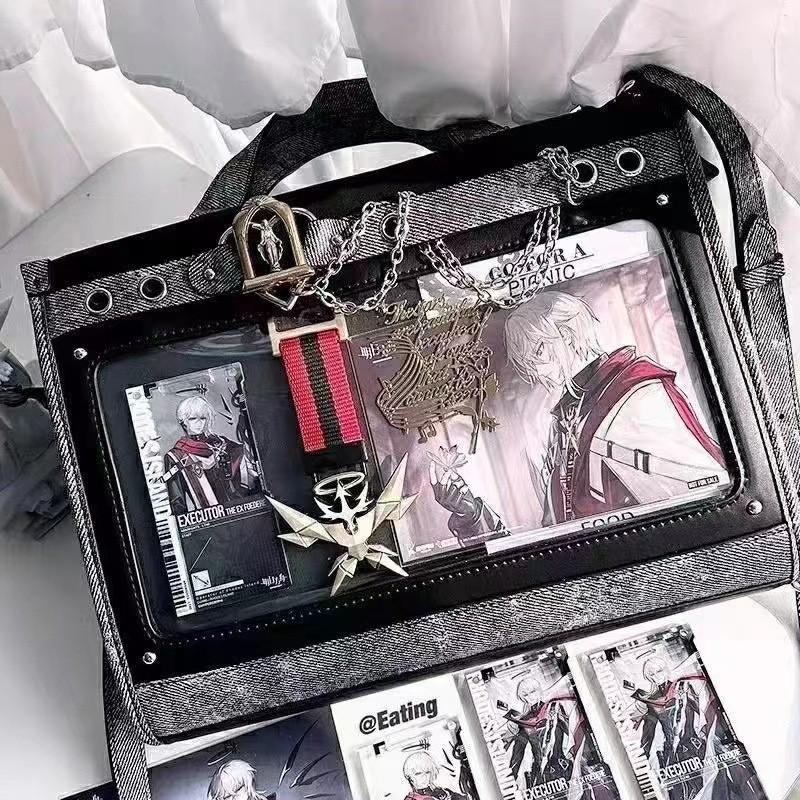 New Original Design Girls Punk Y2K Ita Bag Sweet Cool Handbag Daily Commuter Crossbody Bag Ulzzang Jk Uniform Shoulder Bag