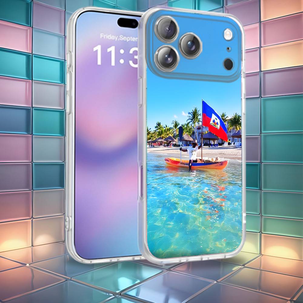 

Flag of Haiti Haitian Phone Case For iPhone 16,14,11,17,13,15,12,Air,Plus,Pro,Max,E,Mini Frosted for MagSafe Magnetic Wireless iPhone15pro
