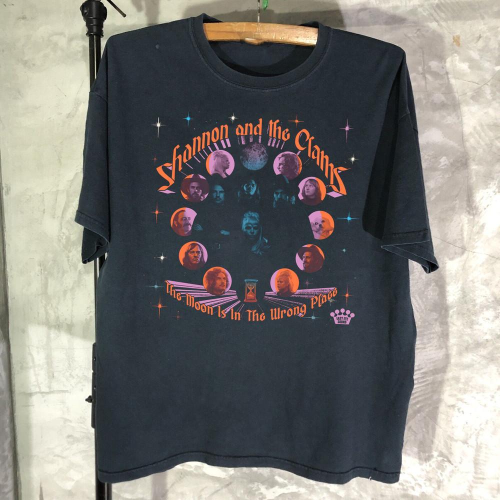 Shannon and the Clams The Moon Is In The Wrong Place  Full Size S-5XL Unisex T-Shirt XXXXL