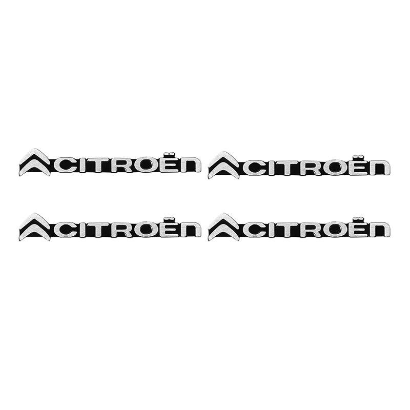 2/4pcs 3D Aluminum Speaker Stereo Speaker Emblem Sticker For Citroen C4 C3 Xsara C-Elysee C5 C1 DS DS3 DS5 DS4 Jumper Picasso