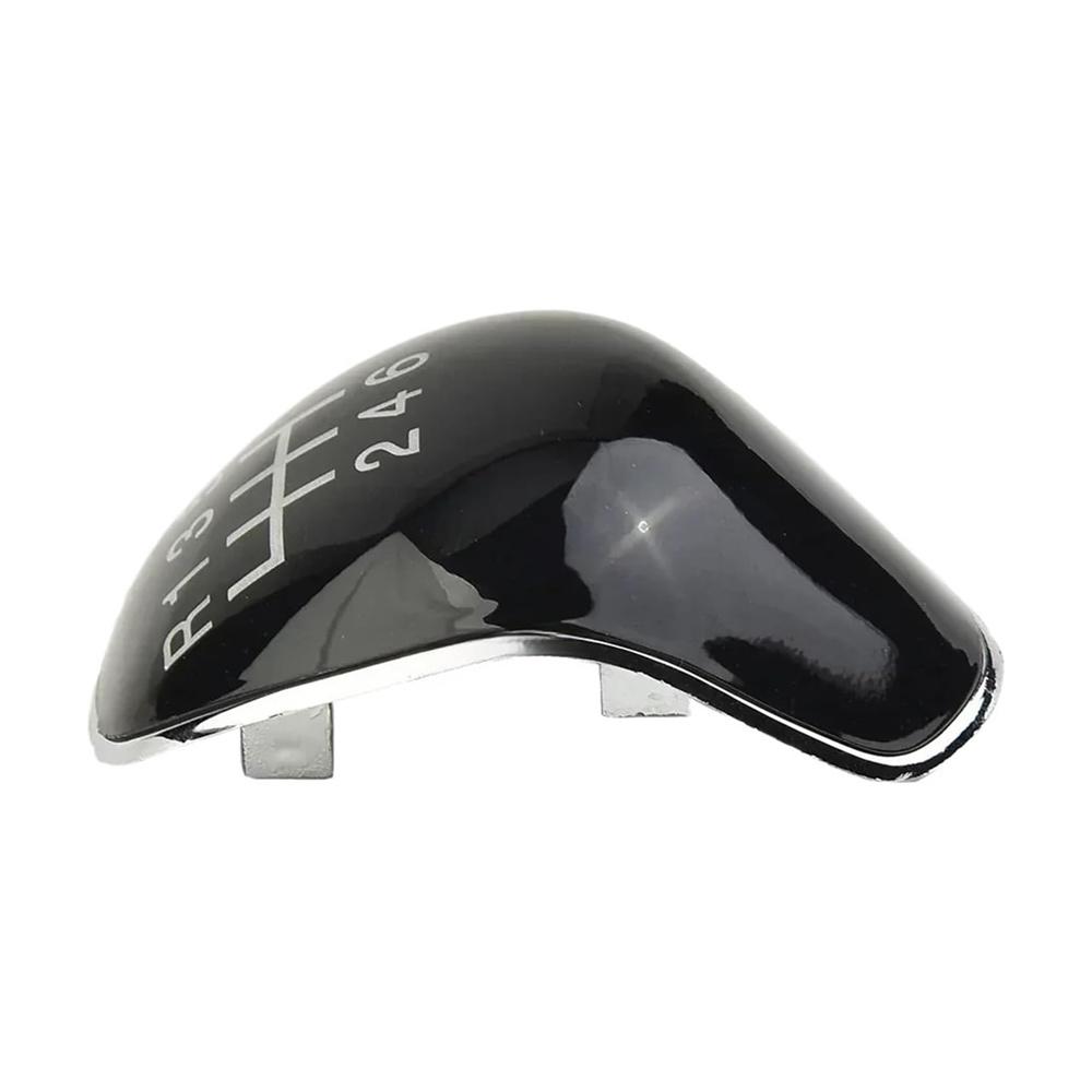 6 Speed Gear Stick Shift Knob Cap Cover Insert Black For Ford Focus Fiesta