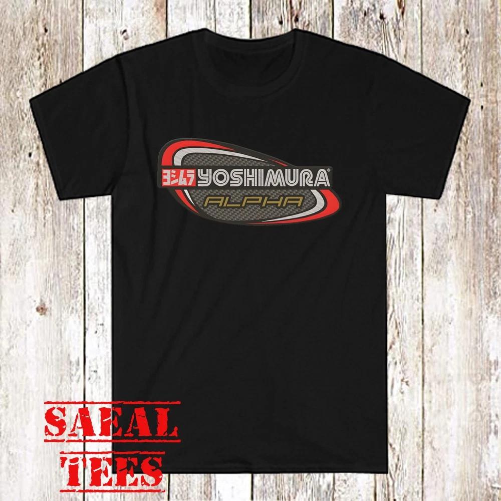 Yoshimura Alpha Exhaust Racing Motorcycles Tuner Men s Black Size S-5XL XXXL
