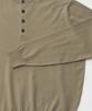 ANOTHER OFFICE French Henry Neck Knit (Army Khaki)