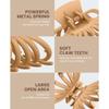 1pc Frosted Power Hair Clips, Simple and Fashionable Hair Fixing Clips, Hair Accessories for Women